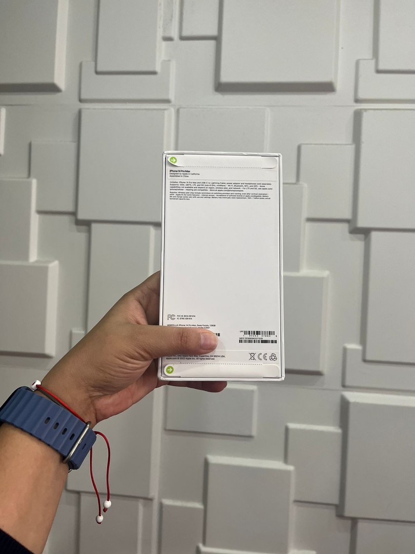 celulares y tabletas - iPhone 14 Pro Max 256GB Deep Purple E-SIM Sellado Factory Clean 2