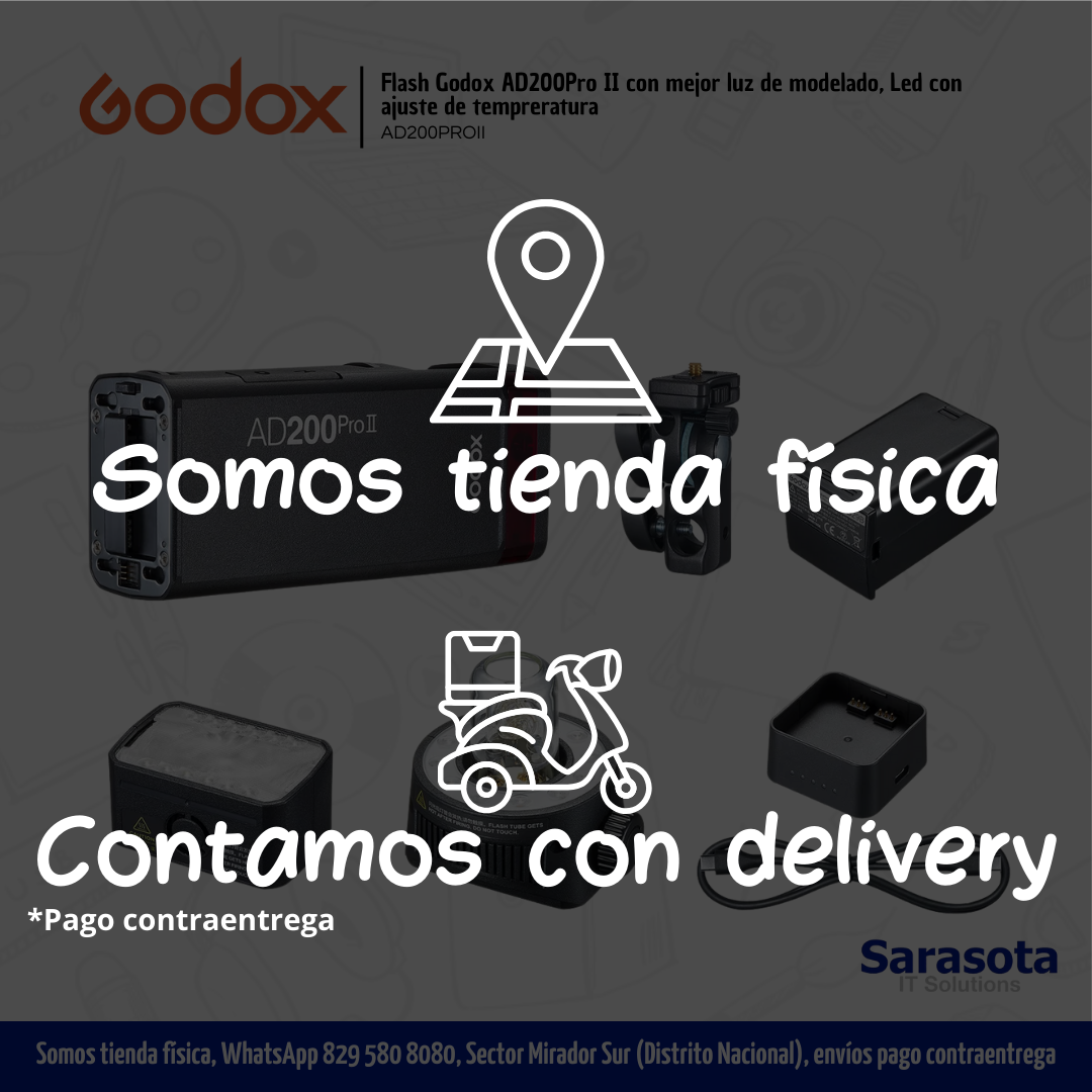 accesorios para electronica - Godox AD200Pro II  con estuche de regalo  2