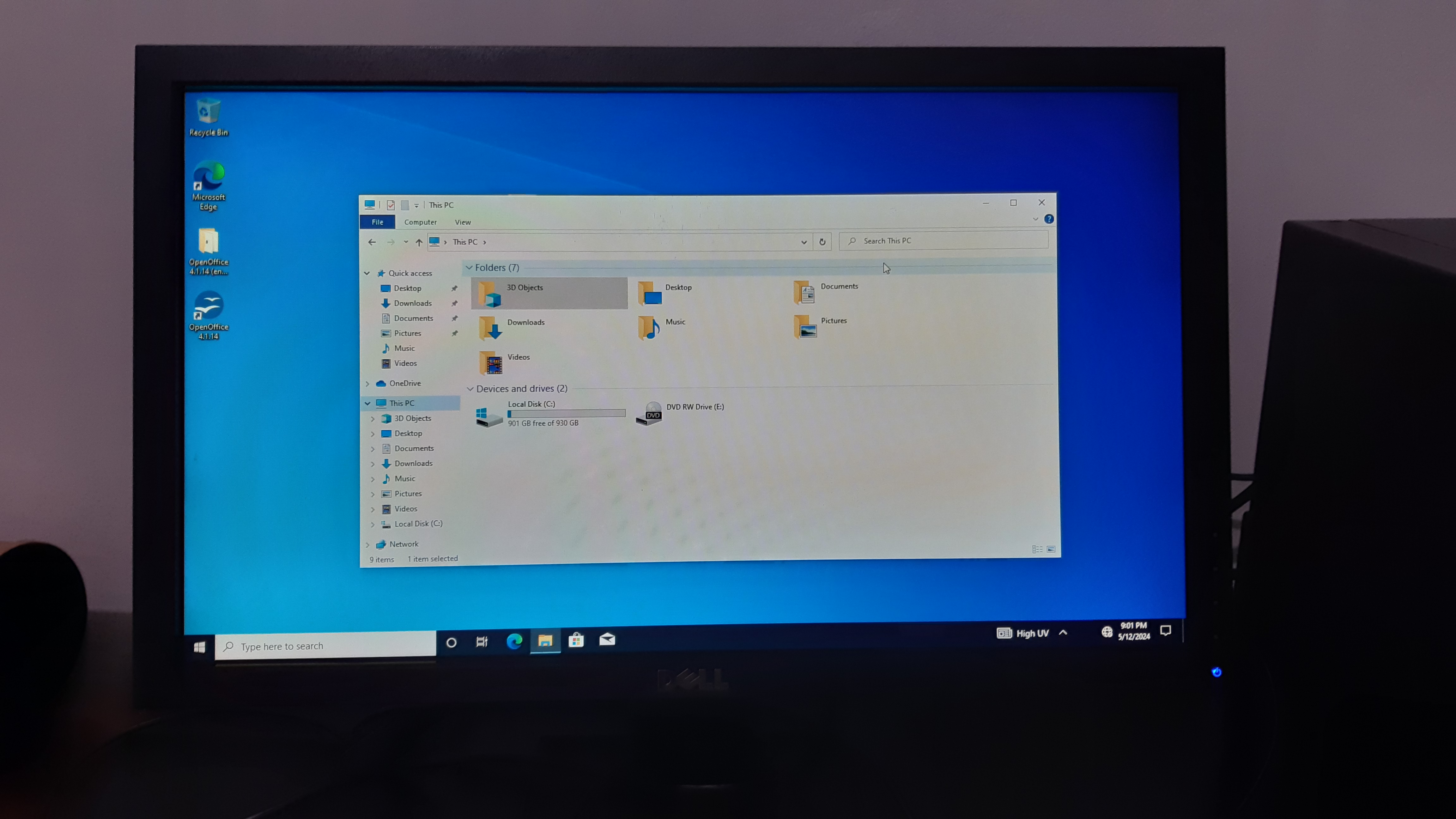 computadoras y laptops - Computadora Dell de escritorio, procesador i5, 8gb de RAM, 1tb de memoria 7