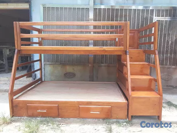 muebles - 🛏️ Camarote infantil de dos niveles con gavetas la 2