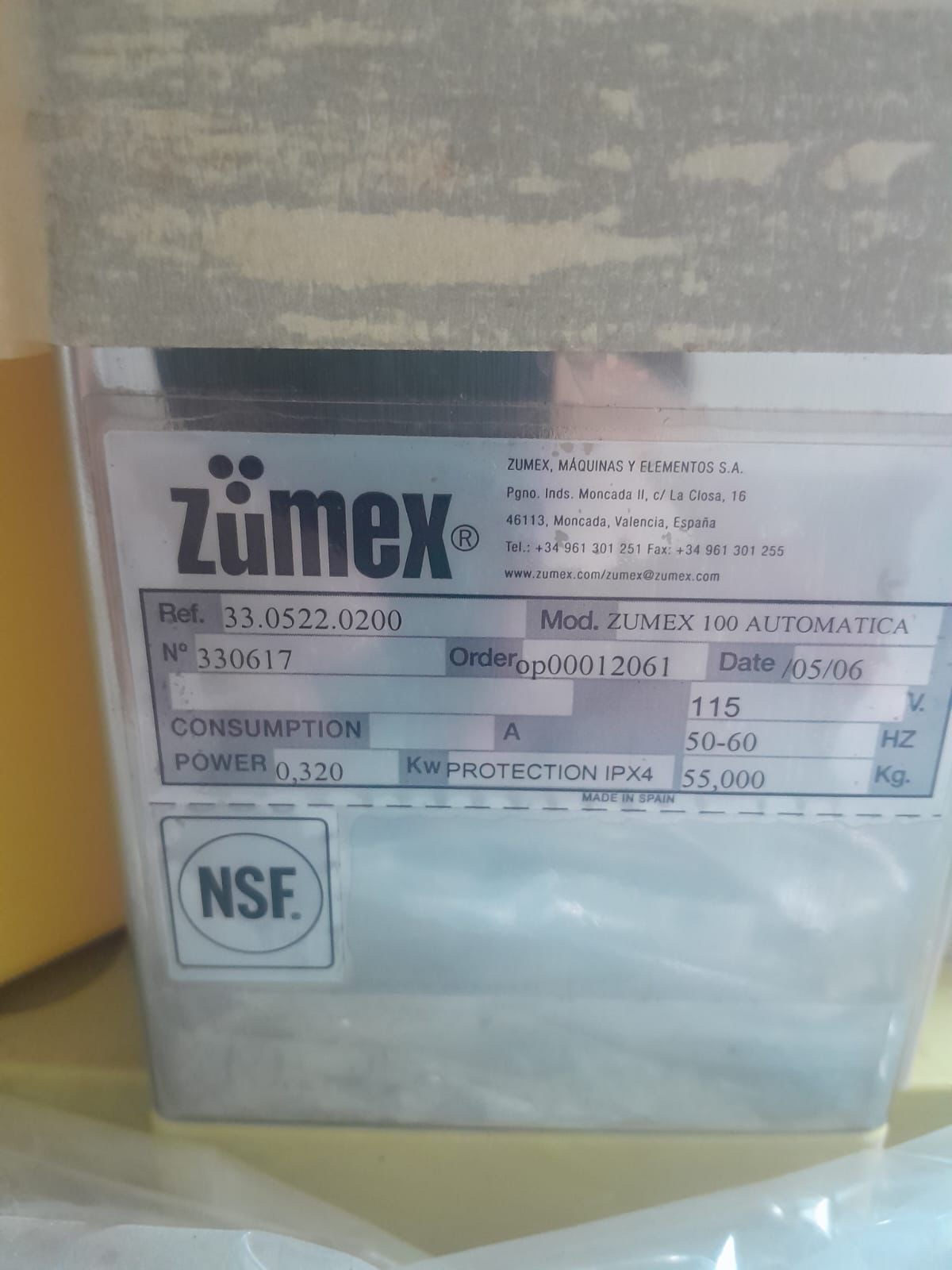 construccion e industrial - Exprimidor automático de naranjas ZUMEX   3