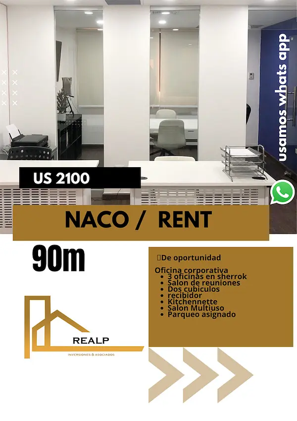oficinas y locales comerciales - Oficina corporativa naco 1
