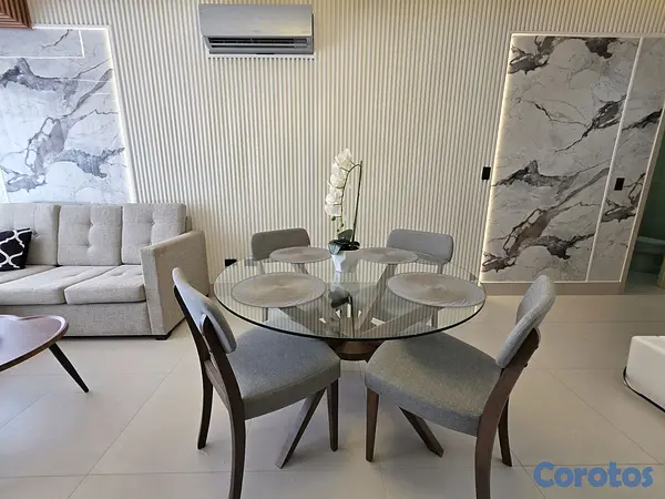 apartamentos - Apartamento en alquiler amueblado, Evaristo Morales! 10