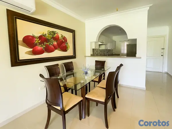 casas vacacionales y villas - Apartamento en Cocotal Golf Punta Cana: 2 Hab con  9