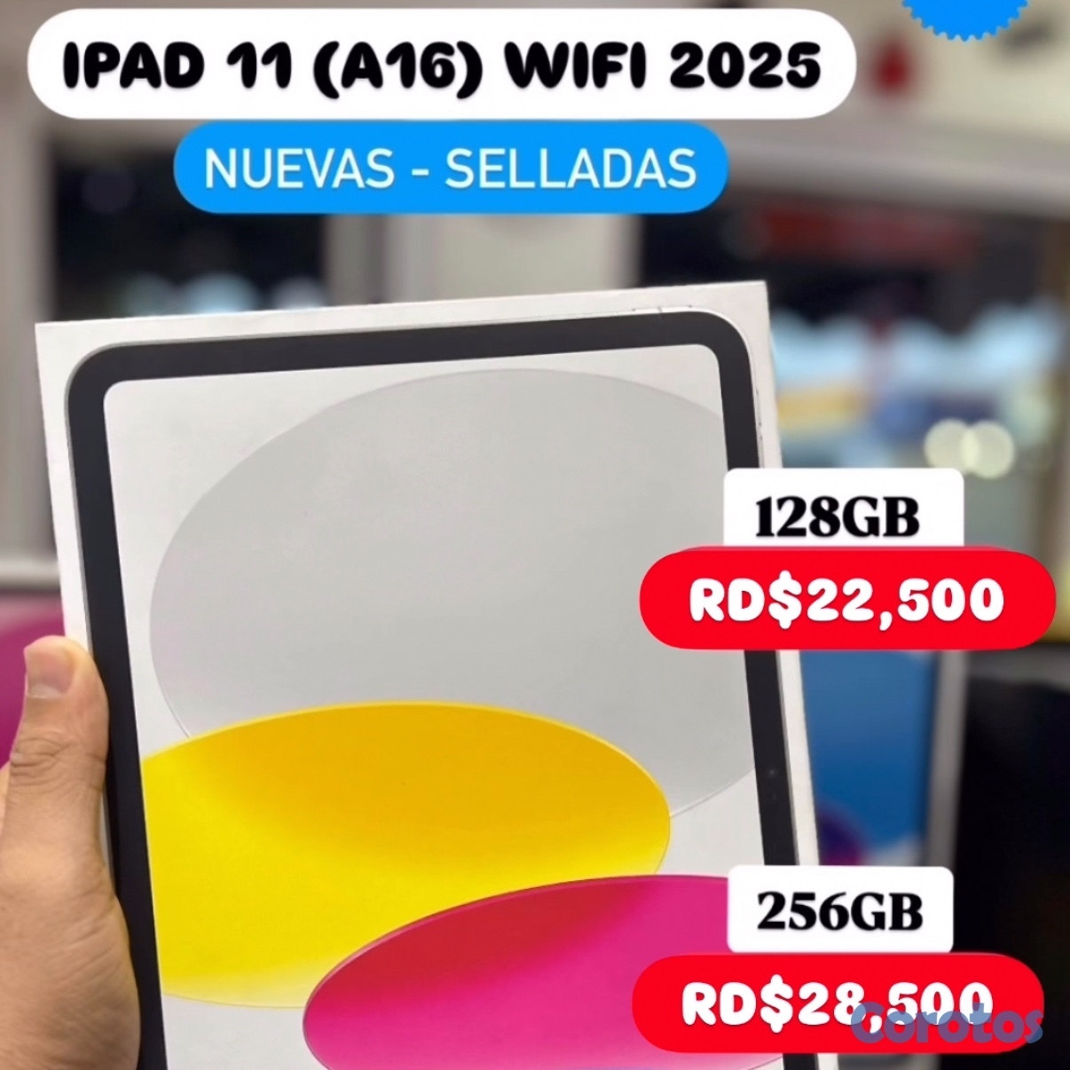 celulares y tabletas - IPAD 11 A16 128GB y 256GB WIFI SELLADAS BLACKFRIDAY