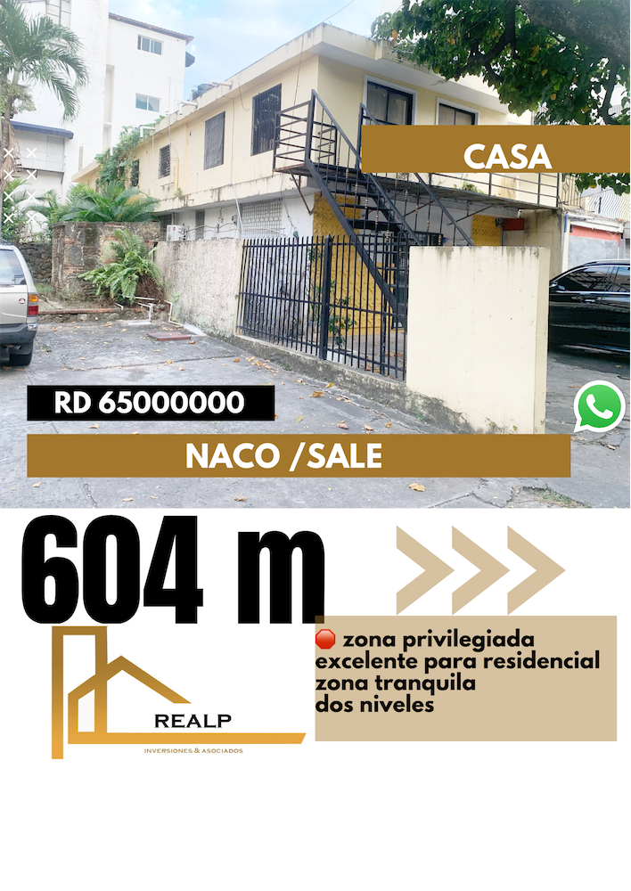 casas - Casa en venta en Naco