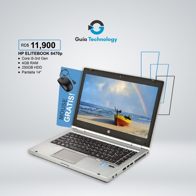 computadoras y laptops - HP EliteBook 8470p
