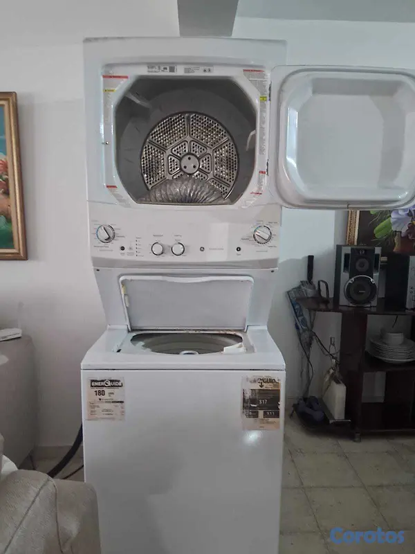 electrodomesticos - VENDO LAVADORA/SECADORA TIPO TORRE DE OPORTUNIDAD 3