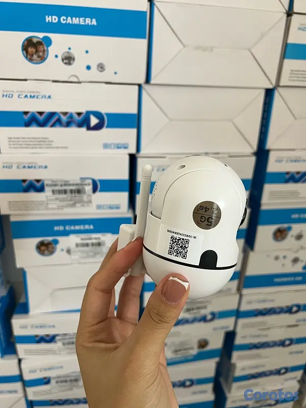 camaras y audio - 2. Cámara PTZ WiFi (blanca con antena) 3