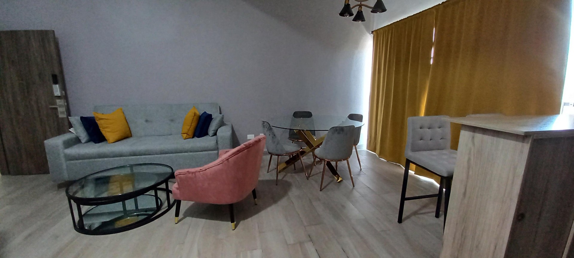 apartamentos - Alquiler de Apartamento de Una Habitación en Evaristo Morales Amueblado  8