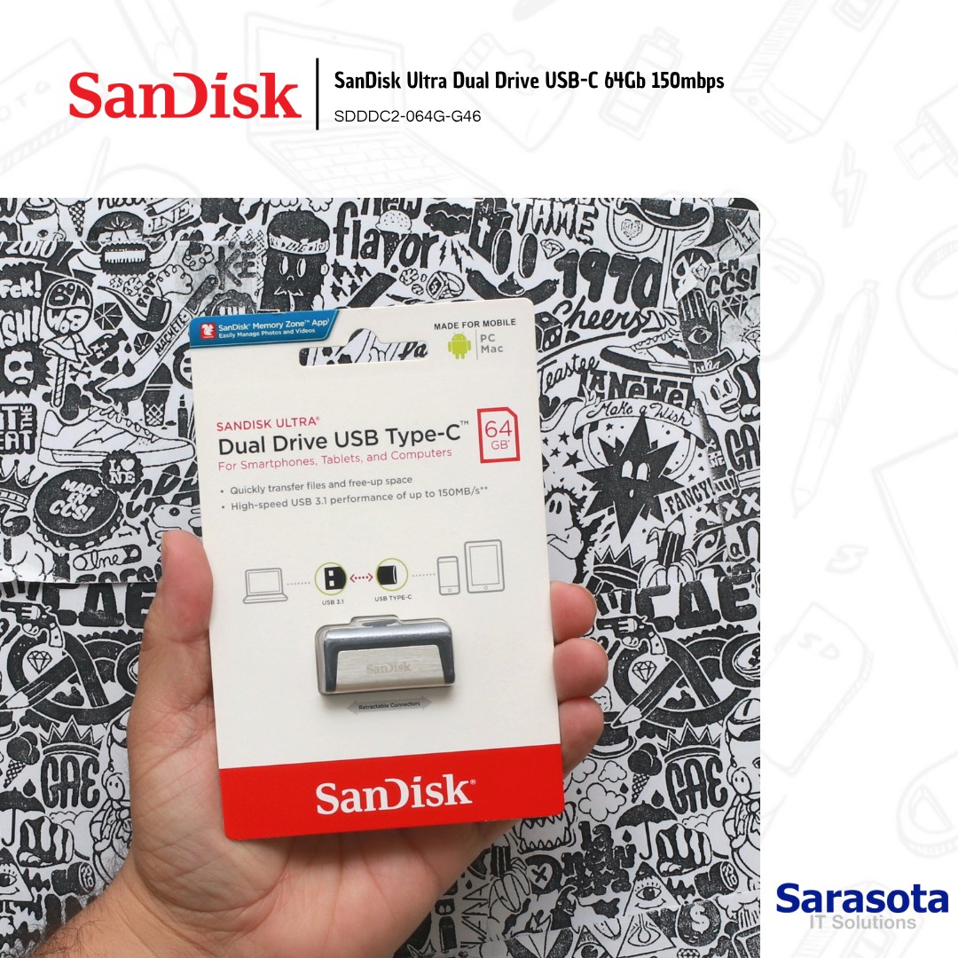 accesorios para electronica - Sandisk memoria USB 3.1 Dual Drive de 64Gb 1