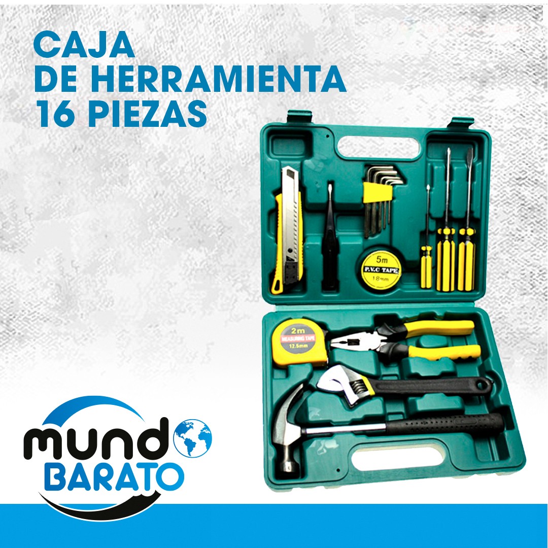 herramientas, jardines y exterior - Caja De Herramientas (16 Piezas) Regalos Hombre Mecanico 0