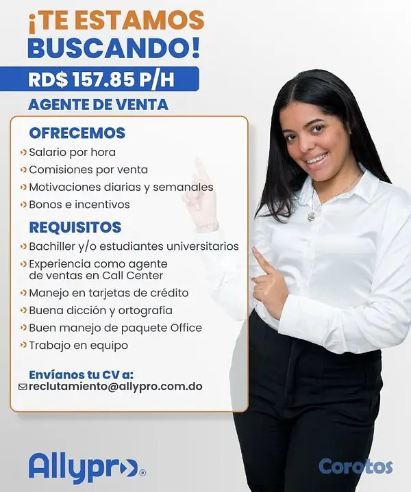 candidatos - AGENTE DE VENTAS CALL CENTER