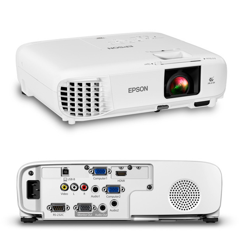 computadoras y laptops - PROYECTOR EPSON POWERLITE E20 3LCD XGA, 3400 LUMEN COLOR HDMI, 3LCD