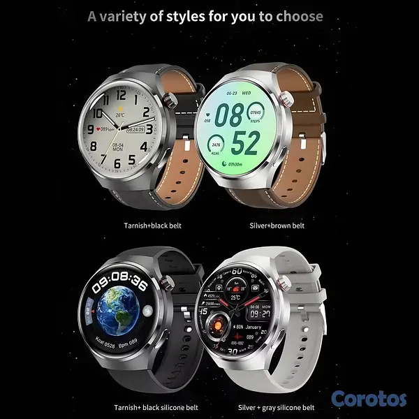 joyas, relojes y accesorios - ⌚ Smartwatch – Pantalla HD - NFC - Llamadas y Corr 4