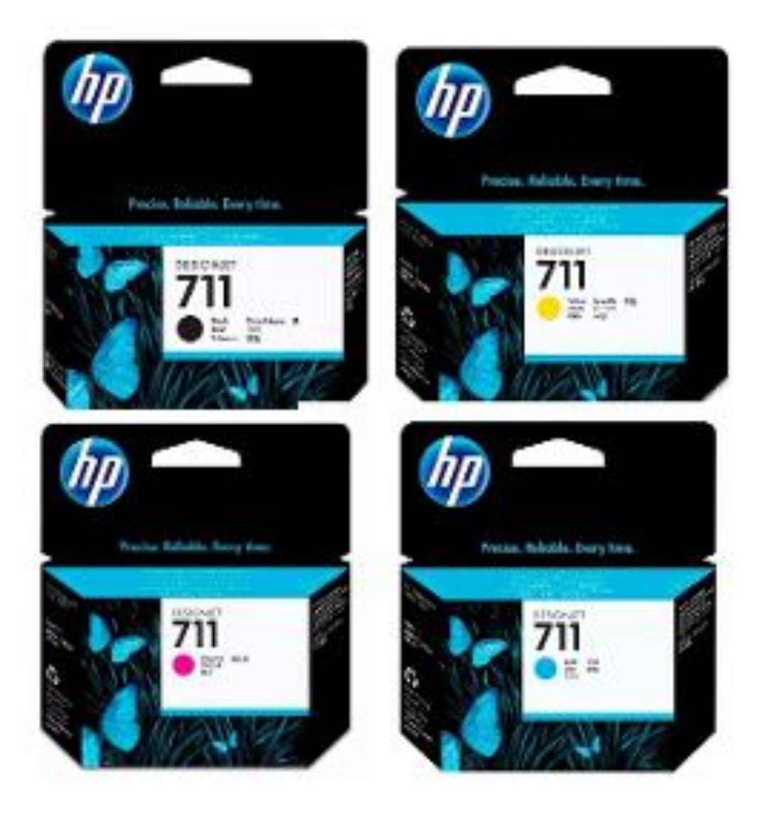impresoras y scanners - CARTUCHO HP 711 TOTALMENTE ORIGINALES -EN TODOS LOS COLORES  PATA T120 T130 2
