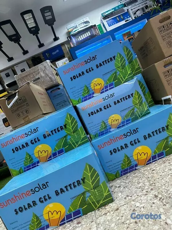 plantas e inversores - Baterías de gel tipo industrial Sunshine