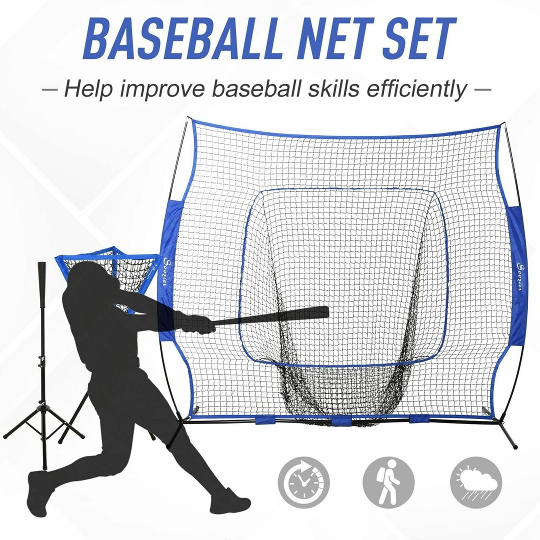 deportes - Caja de Bateo Practica Baseball Softball 7.5'x7' 4