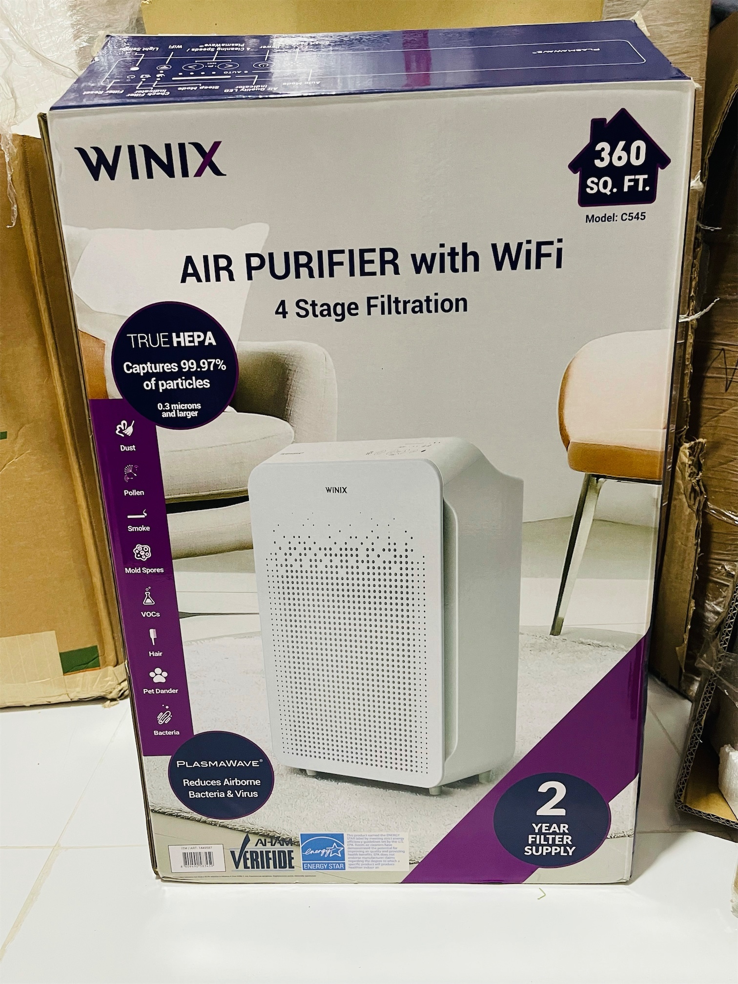 Purificador de aire con wifi