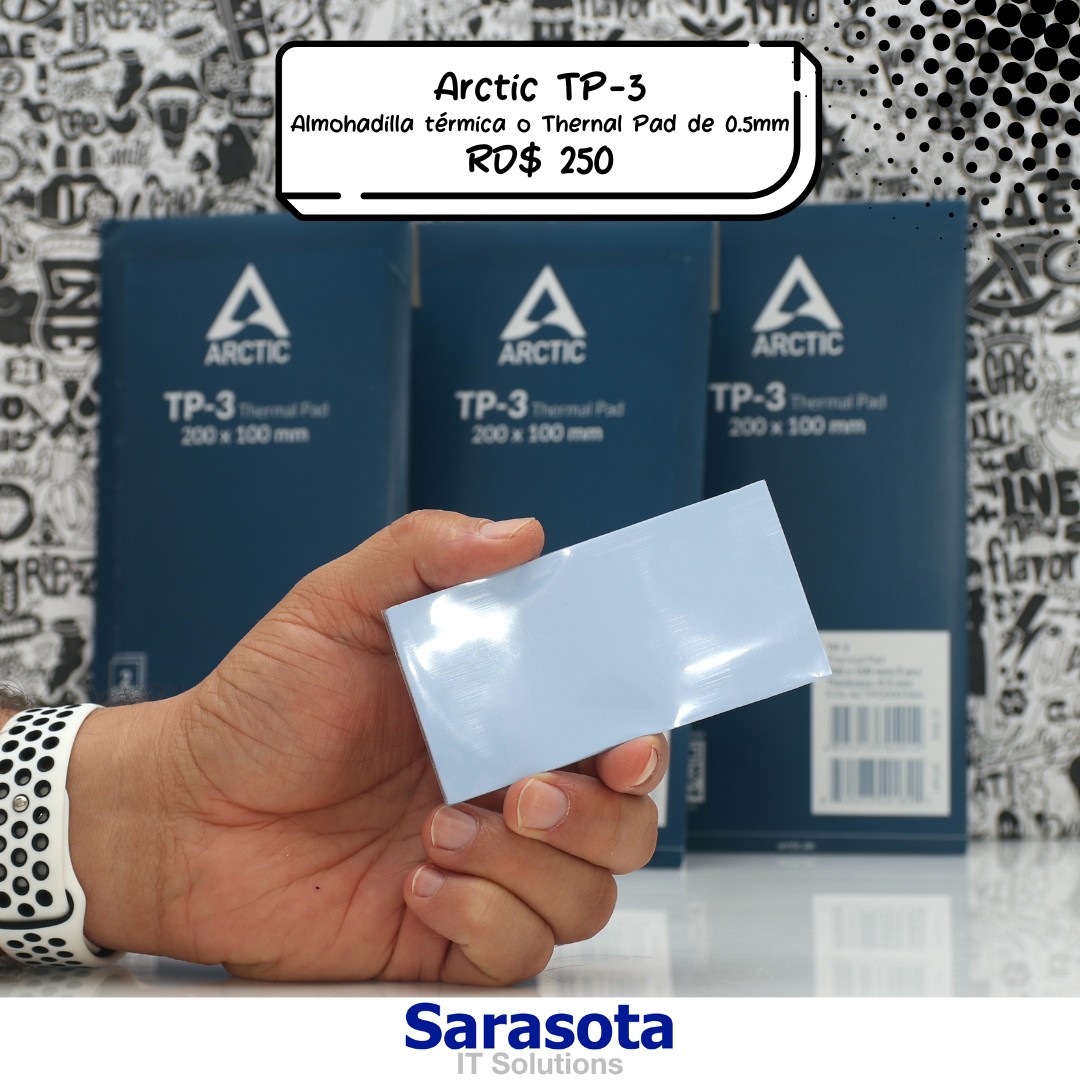 computadoras y laptops - Thermal Pad Arctic TP-3 de 0.5mm en 250 1