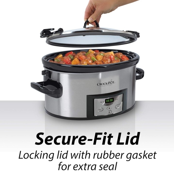 cocina - LA ORIGINAL OLLA DE COCIDO LENTO, MARCA CROCK POT DE 6 LITROS. 4