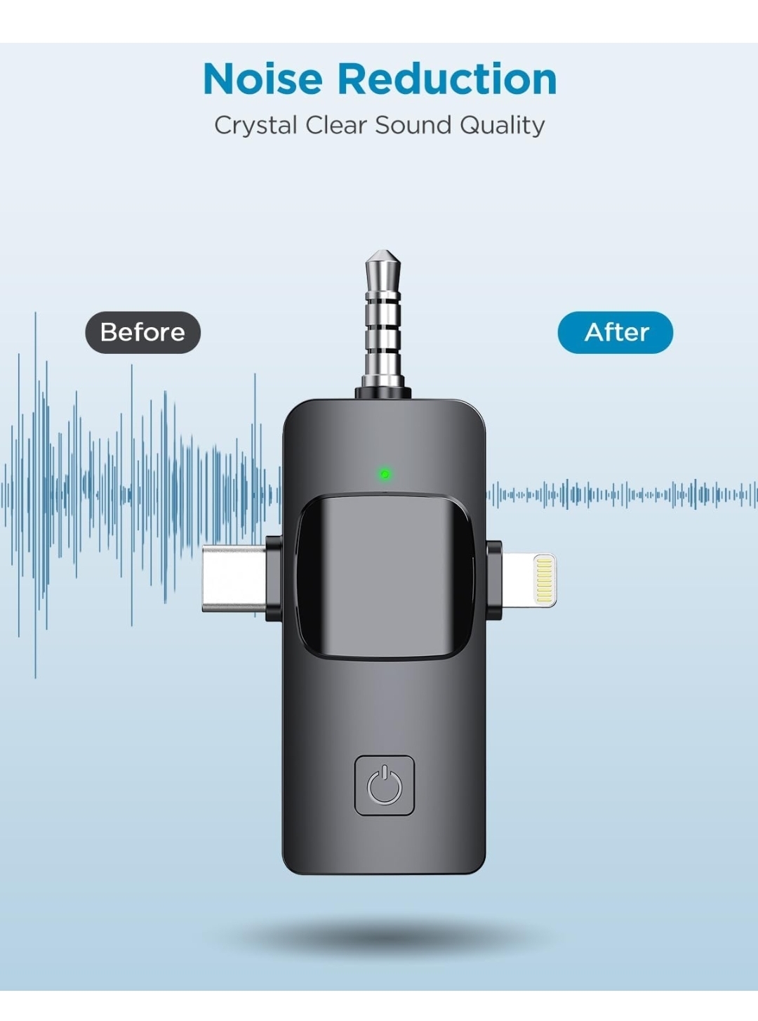 camaras y audio - Micrófono para celulares iPhone, Android y cámaras. 2