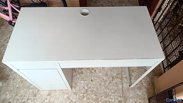 muebles y colchones - ESCRITORIO BLANCO 6