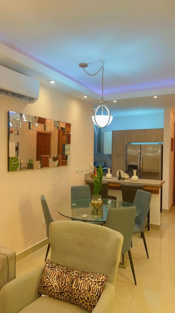 apartamentos - Rento Apto nuevo amueblado full en Evaristo Morales, a dos cuadras de Acrópolis 1