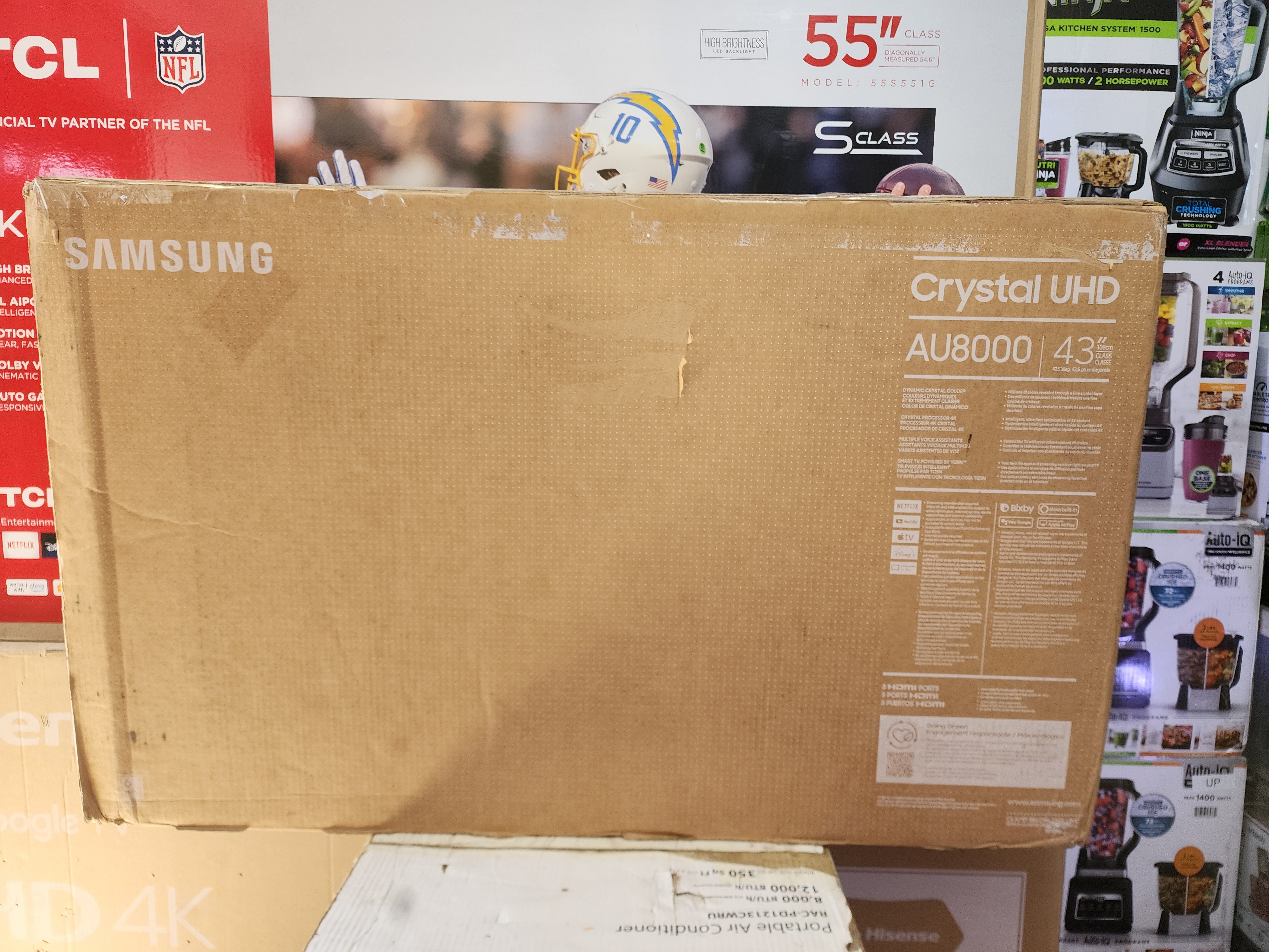tv - SMART TV SAMSUNG AU8000 43 PULGADAS