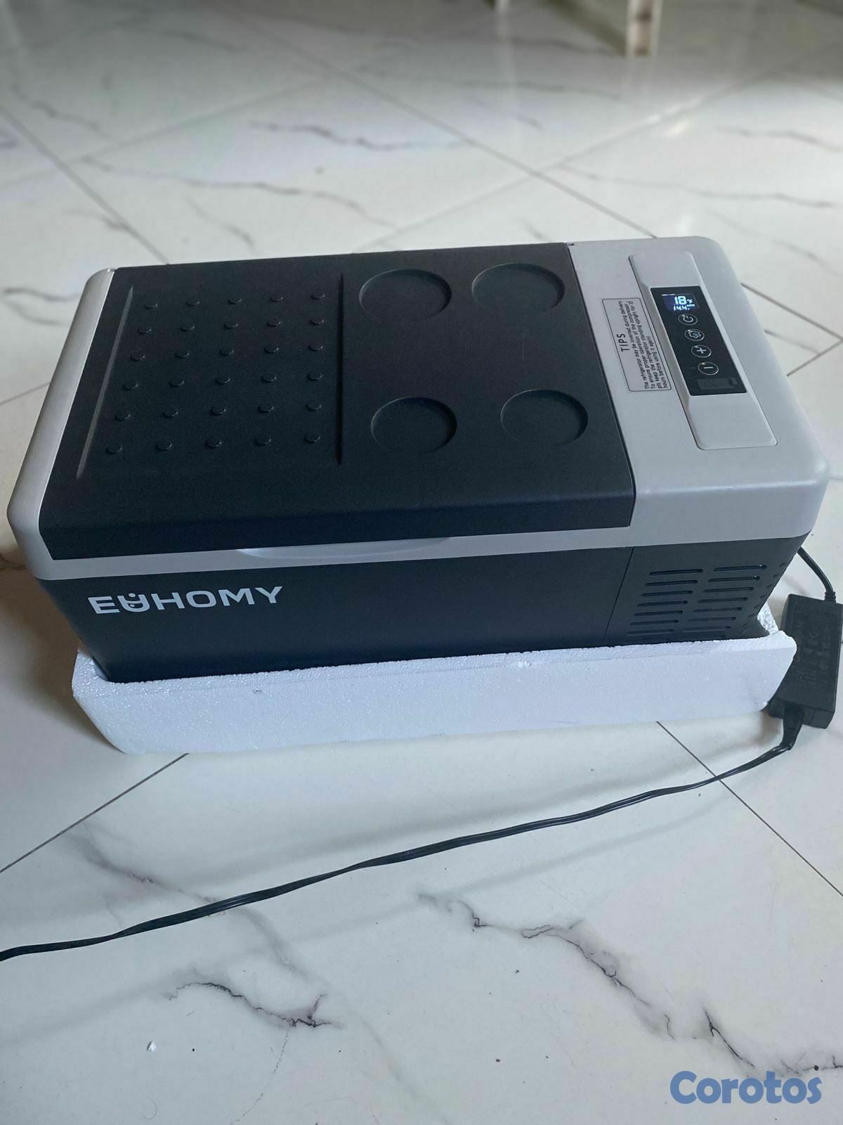 electrodomesticos - nevera portátil eléctrica Euhomy de 18 litros con  2