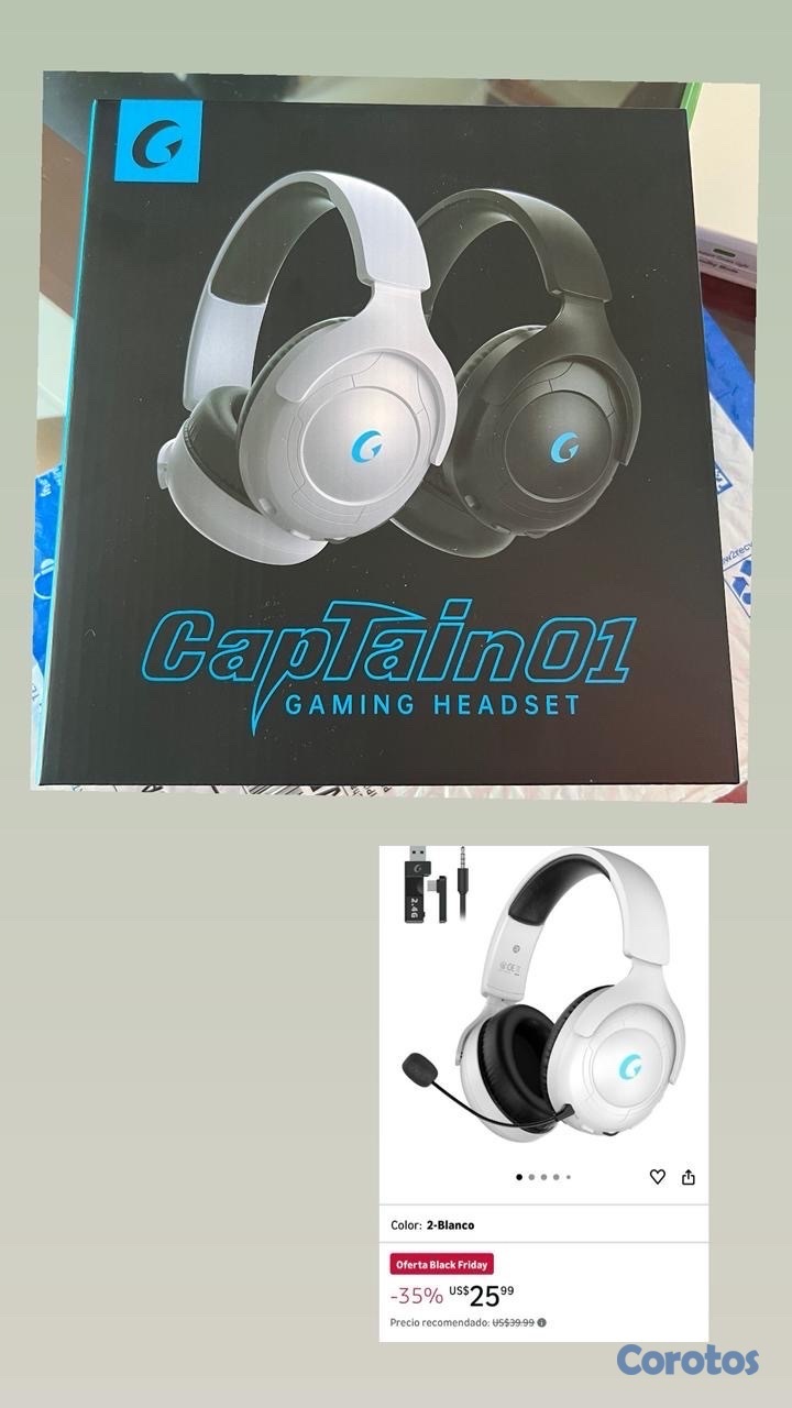 accesorios para electronica - auriculares inalámbricos blancos  2