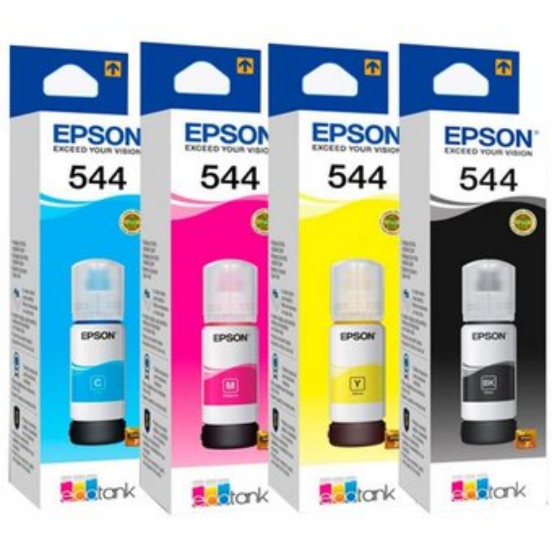 impresoras y scanners - BOTELLAS DE TINTA EPSON ORIGINALES T544 PARA IMPRESOR L1110, L3110, L3150, L5190