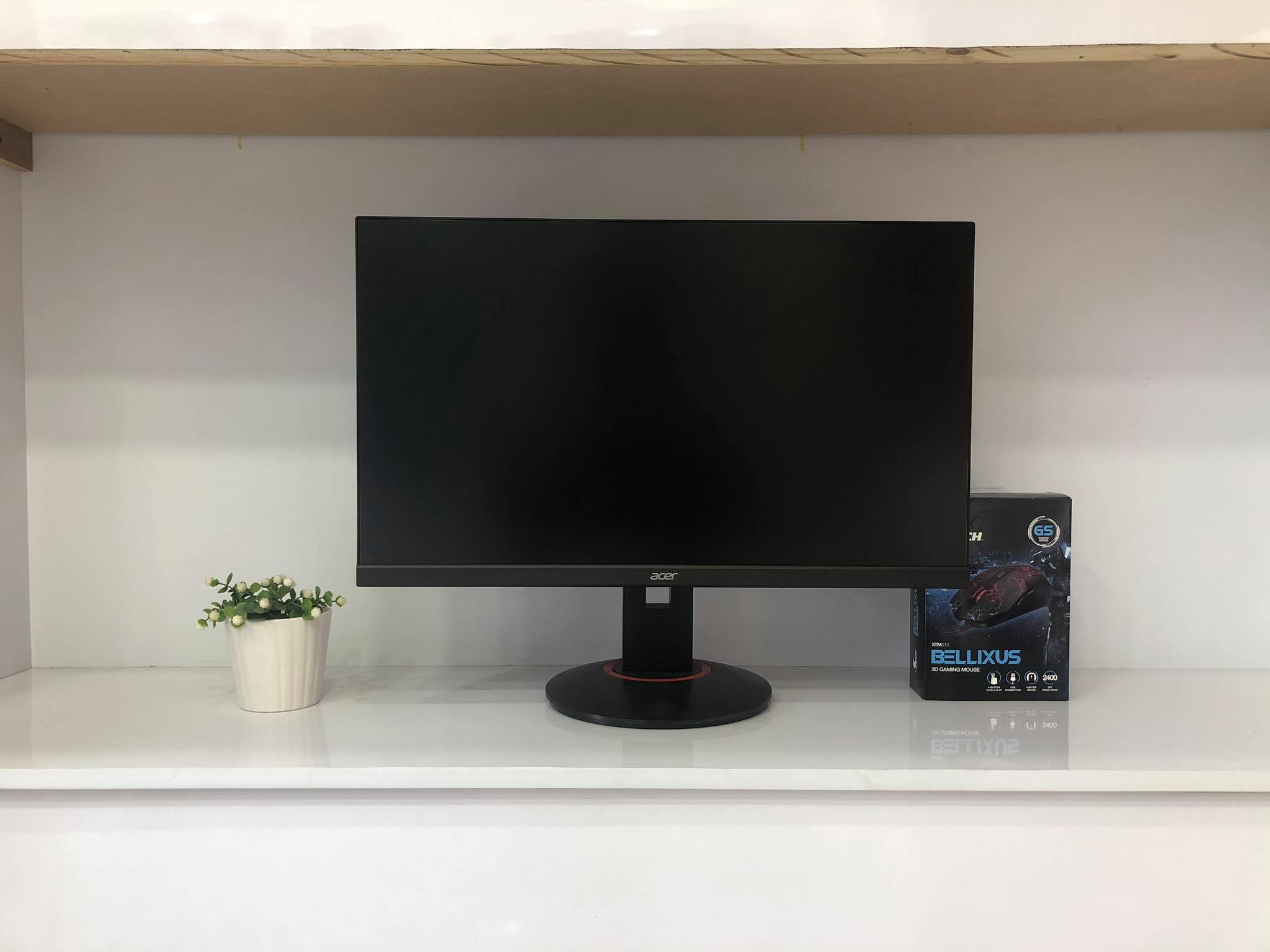 computadoras y laptops - MONITOR GAMING ACER XF27H SIN BORDE 