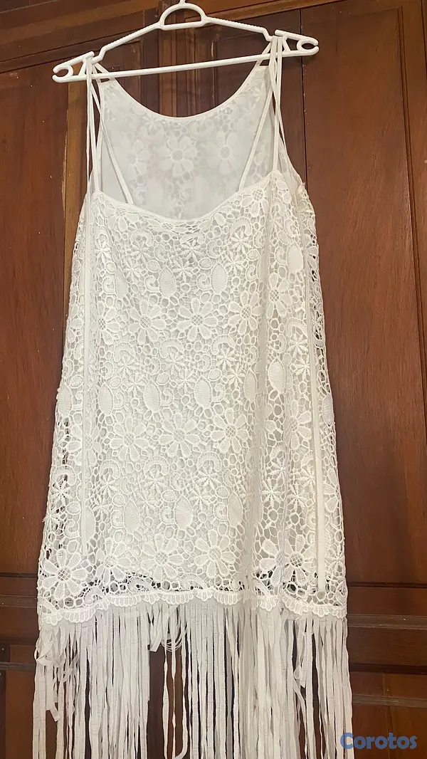 ropa para mujer - vestido blanco de encajes  2