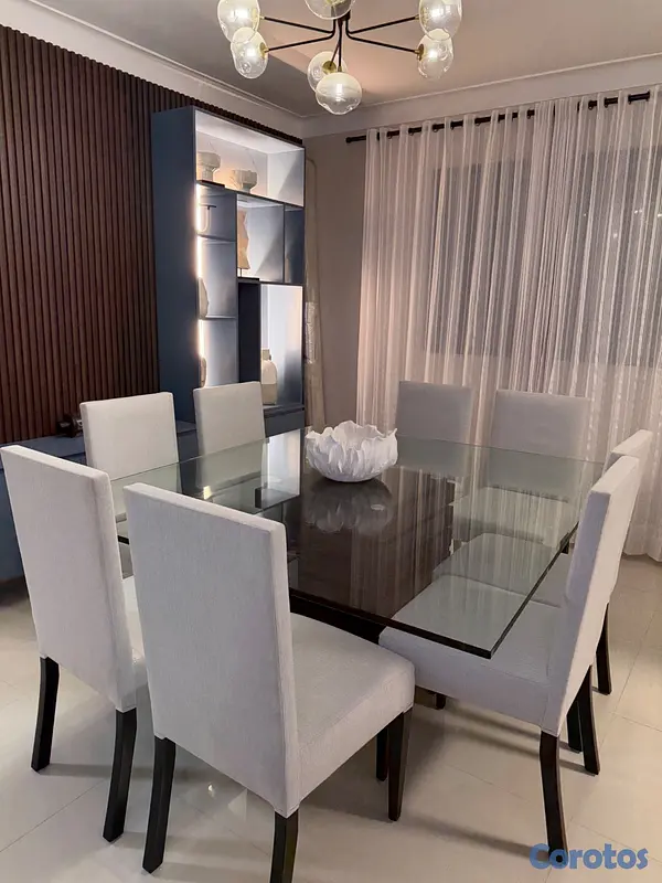 muebles y colchones - Comedor de 8 sillas  2