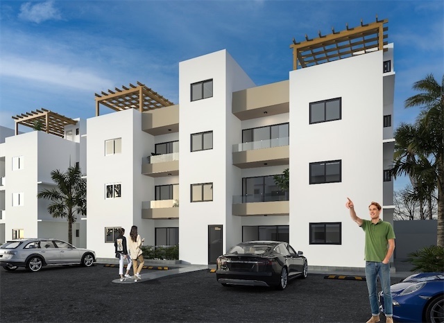 apartamentos - Venta de apartamentos en Bavaro punta cana con piscina zona turística  3