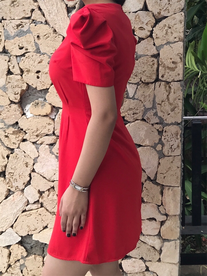 ropa para mujer - Vestido rojo corto  0