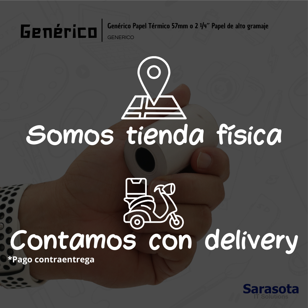 accesorios para electronica - Papel Térmico 57mm o 2 ¼” Papel de alto gramaje 1