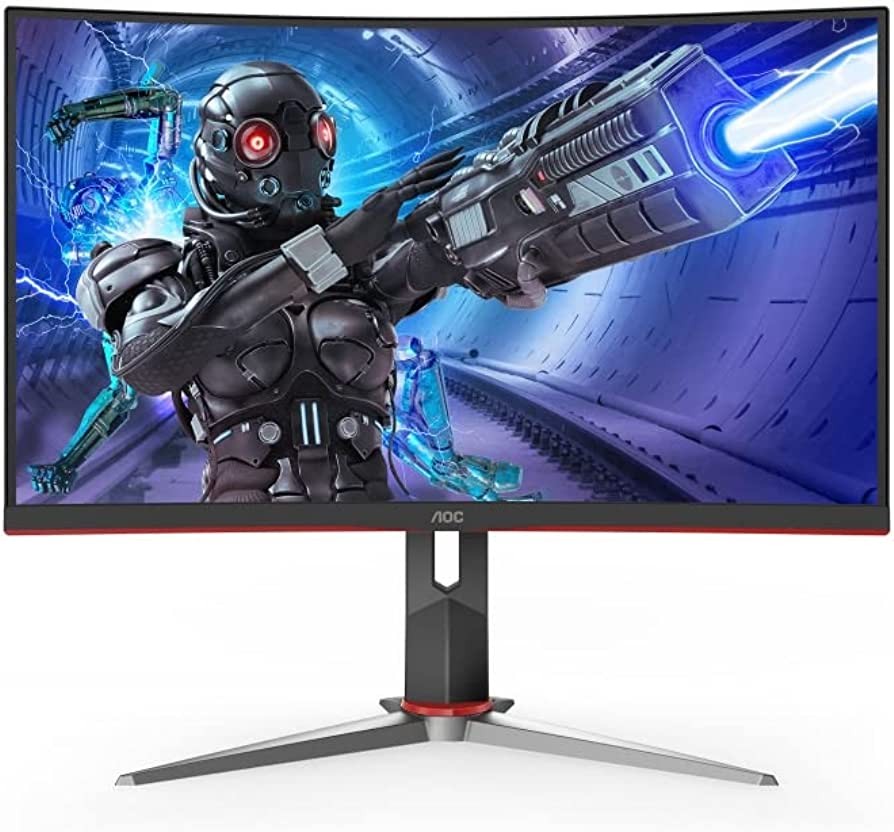 computadoras y laptops - MONITOR AOC 27 pulgadas GAMING CURVO 1920X1080 165HZ, 1 VGA / 2 HDMI  0