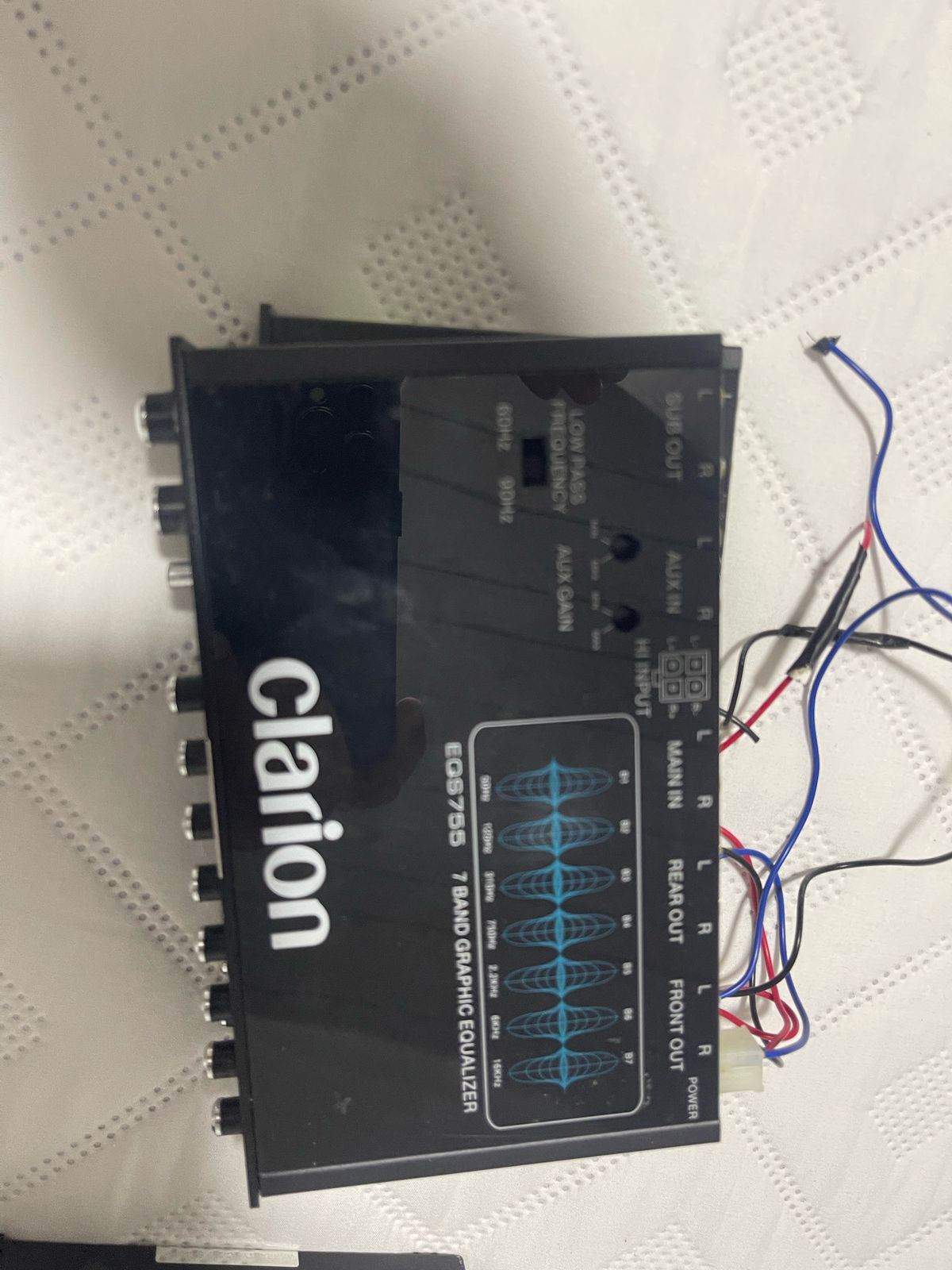 otros electronicos - DOS PRE CLARION EQS755-7 BAND Y UN PRE AUTO TEK AT 2