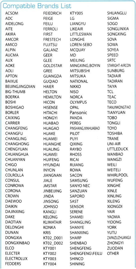 aires acondicionados y abanicos - Aire acondicionado universal A/C Control remoto 1000 en 1. Controlador 2