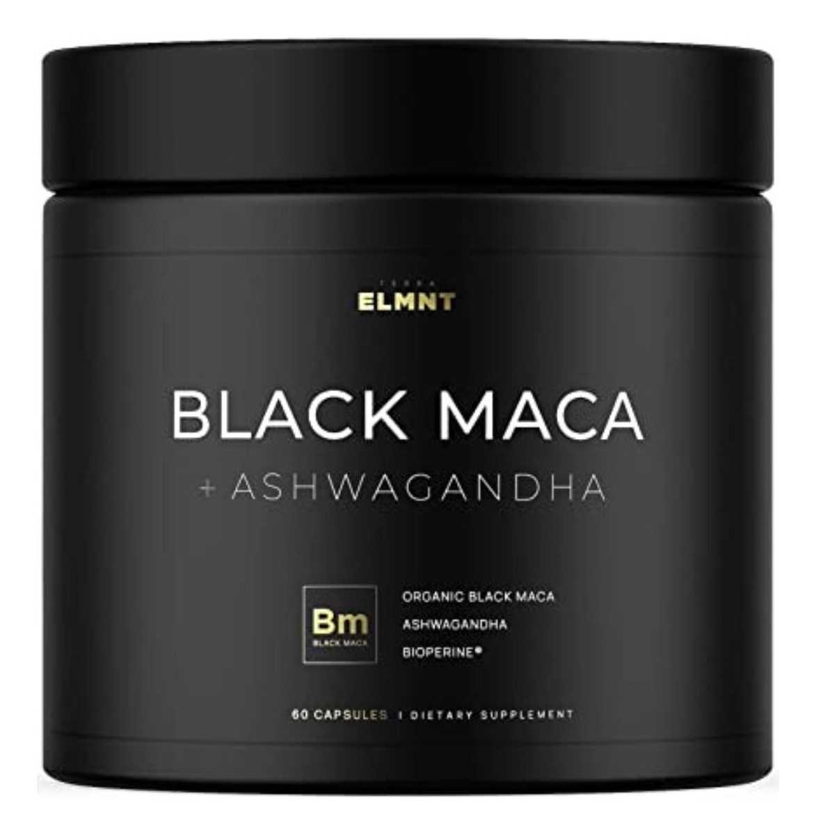 Salud y Equipamiento Médico - Elmnt - Maca Negra 60 Cápsulas 1