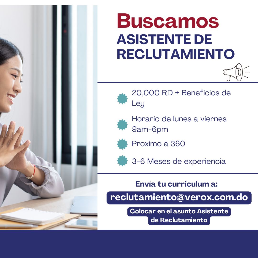 empleos disponibles - Asistente de Reclutamiento