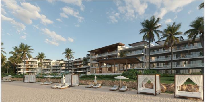 casas vacacionales y villas - Hermosos Apartamentos con Vista a la Playa 