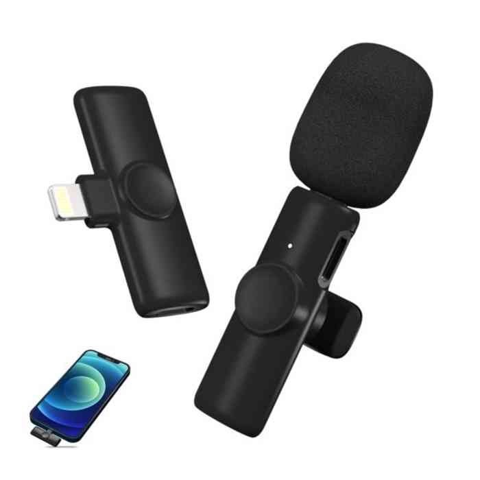 accesorios para electronica - Microfono inalambrico wireless F1 para iPhone y iPad 3