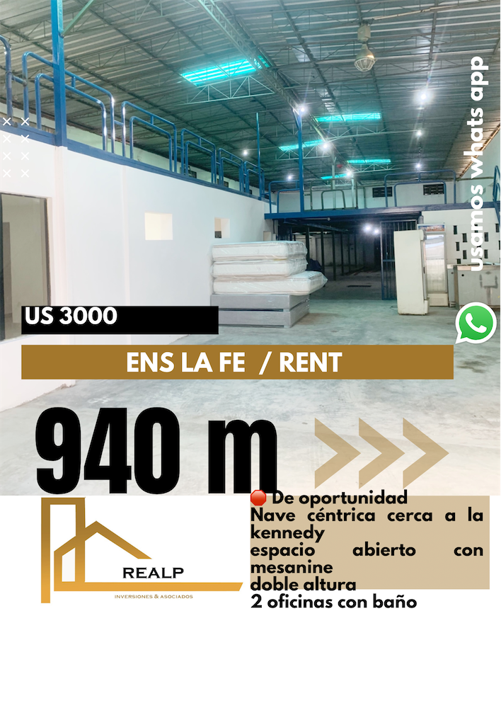 oficinas y locales comerciales - De oportunidad nave en alquiler