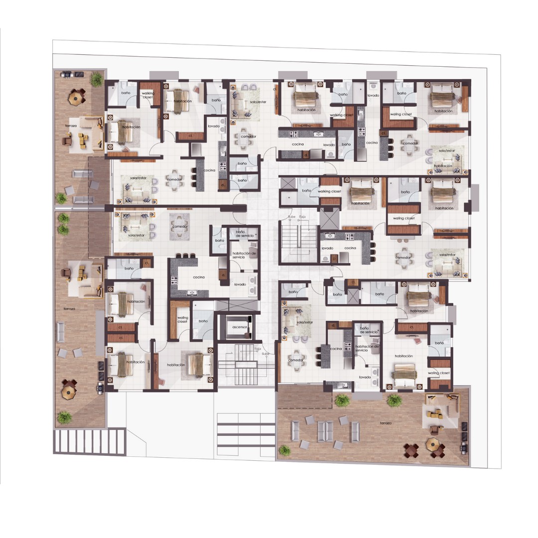 apartamentos - V02-67-1382-VENTA APARTAMENTO-ZONA UNIVERSITARIA 2