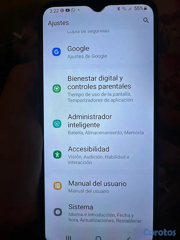 celulares y tabletas - Samsung galaxy A03 core 3