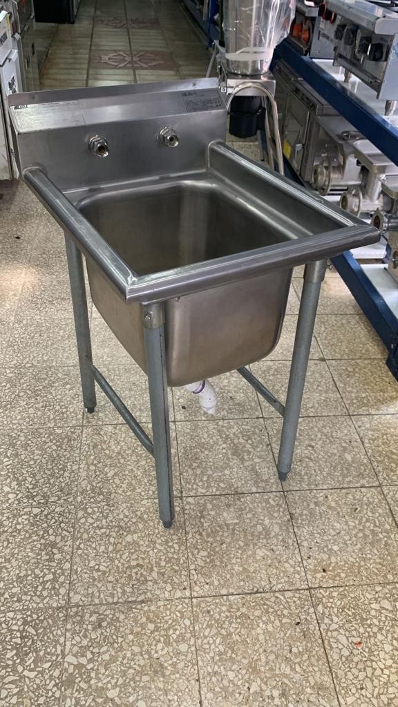 equipos profesionales - Fregadero de 1 Fosa en Acero Inoxidable  1