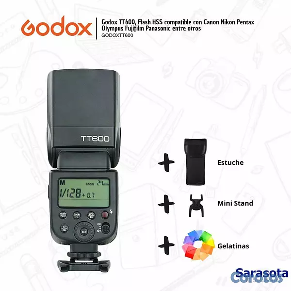 accesorios para electronica - Godox Flash TT600 2